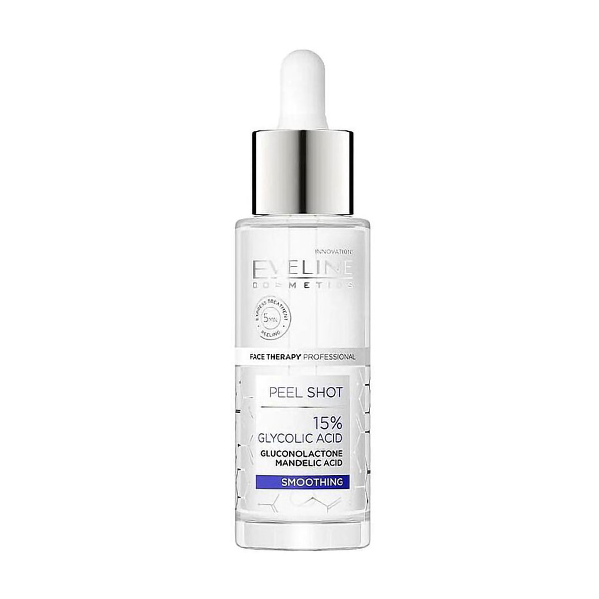 Сироватка-пілінг для обличчя Eveline Cosmetics Face Therapy Professional Peel Shot 15% Glycolic Acid, 30 мл